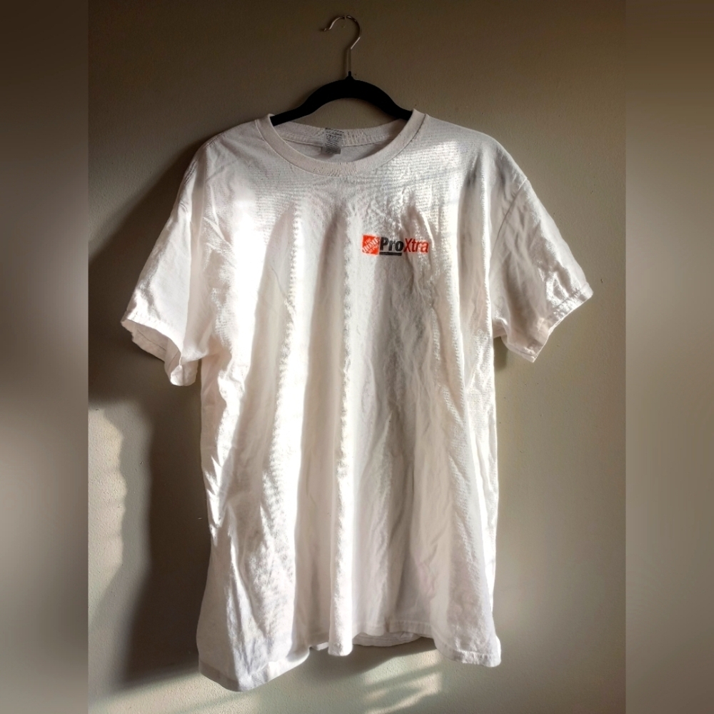 White Home Depot Behr paint shirt women's mens